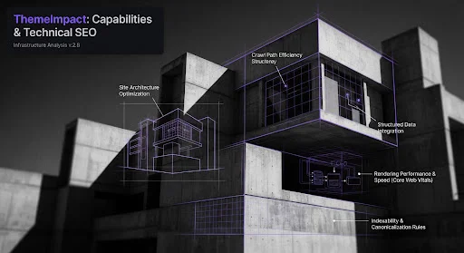Kiến trúc brutalist tối giản đơn sắc