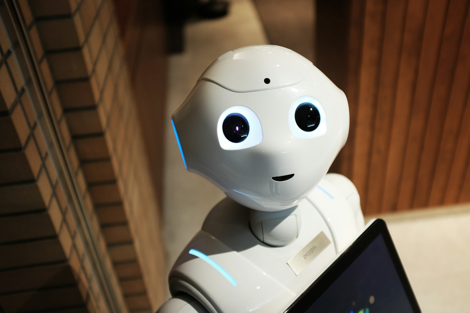 Autonomous robotics hardware and futuristic control dashboard