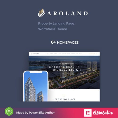 Aroland.jpg Aroland – Single Property Landing Page WordPress Theme