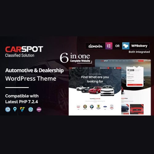 CarSpot.jpg CarSpot – Dealership WordPress Classified Theme