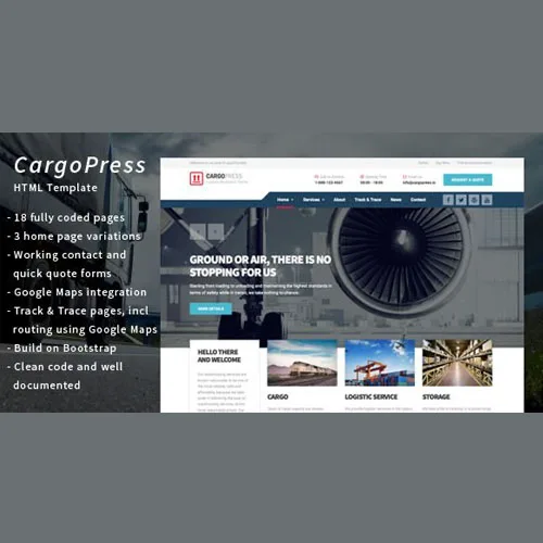 CargoPress.jpg CargoPress – Logistic, Warehouse & Transport WP