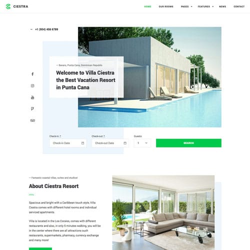 Ciestra.jpg Ciestra – Professional WordPress Theme for Property Rental Website