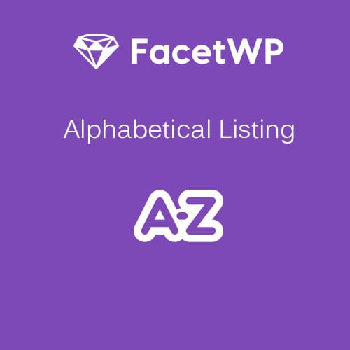 FacetWP-Alphabetical-Listing.jpg FacetWP – Alphabetical Listing