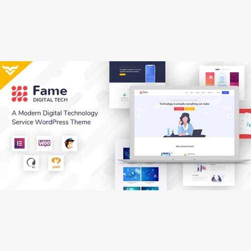 Fame.jpg Fame – Digital Technology/Service WordPress Theme