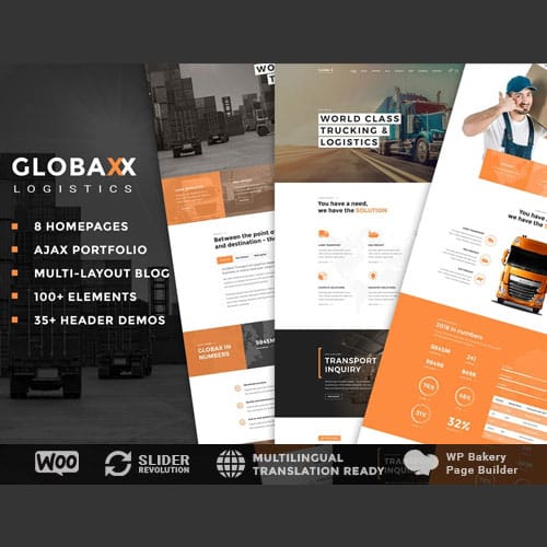 Globax.jpg Globax – Logistics WordPress Theme + Woocommerce