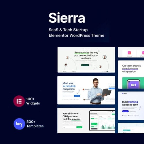 Sierra.jpg Sierra – SaaS & Tech Startup Elementor WordPress Theme