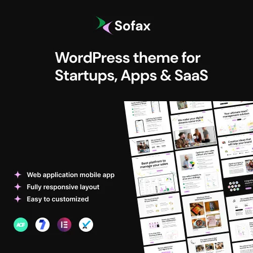 Sofax.jpg Sofax – Software & Startup WordPress Theme
