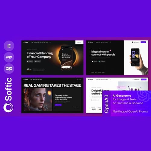 Softic.jpg Softic – SaaS App WordPress Theme