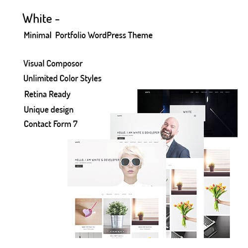 White-Minimal.jpg White – Minimal Portfolio WordPress Theme