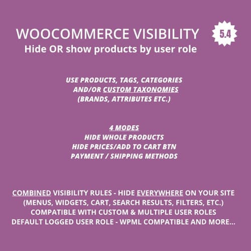 WooCommerce-Hide-Products.jpg WooCommerce Hide Products, Categories, Prices, Payment and Shipping by User Role
