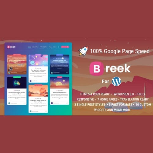 breek.jpg Breek – Minimal Lightweight Masonry AMP Theme for WordPress
