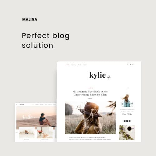 malina.jpg Malina – Personal WordPress Blog Theme