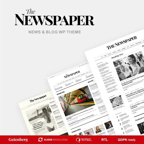 the-newspaper.jpg The Newspaper – Magazine Editorial WordPress Theme