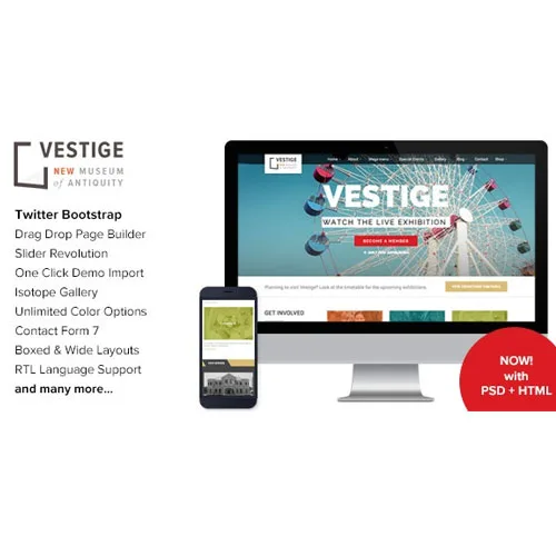 vestige.jpg Vestige – Museum Responsive WordPress Theme