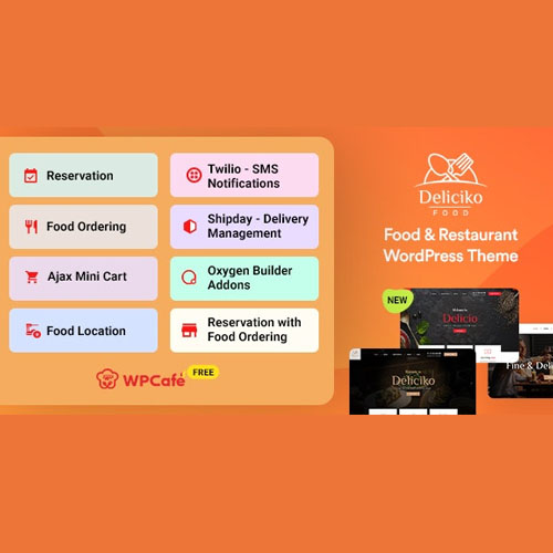 Deliciko – Restaurant WordPress Theme
