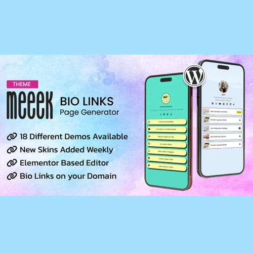Meeek.jpg Meeek – Bio Links Builder Theme