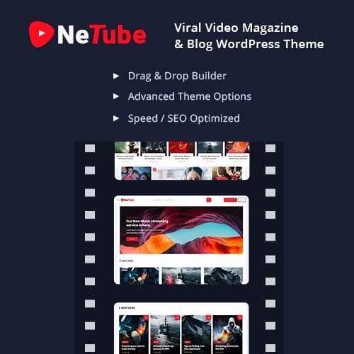 Netube.jpg Netube – Viral Video Blog / Magazine WordPress Theme