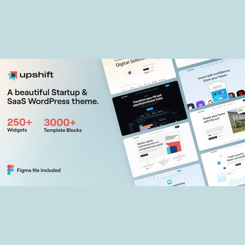 Upshift – Startup & SaaS WordPress Theme