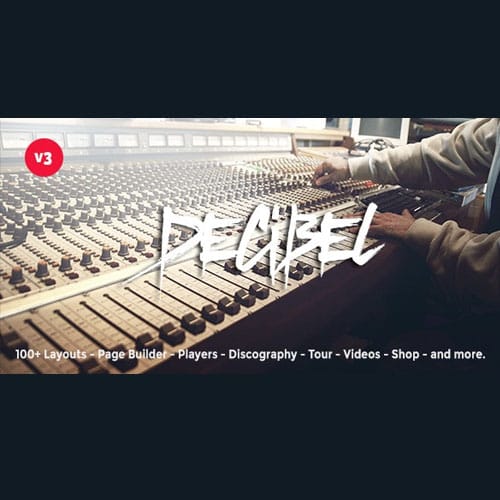 decibel.jpg Decibel – Professional Music WordPress Theme