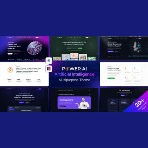 PowerAI.jpg PowerAI – Artificial Intelligence Multipurpose WordPress Theme for Elementor