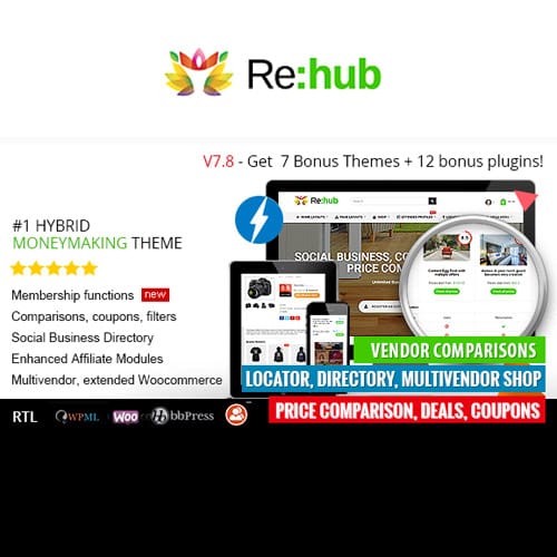 REHub-Price-Comparison-Affiliate-Marketing-Multi-Vendor-Store-Community-Theme.jpg REHub – Price Comparison, Affiliate Marketing, Multi Vendor Store, Community Theme