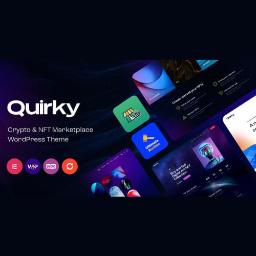 quirky.jpg Quirky – NFT, Token & Blockchain WCFM Marketplace WordPress Theme