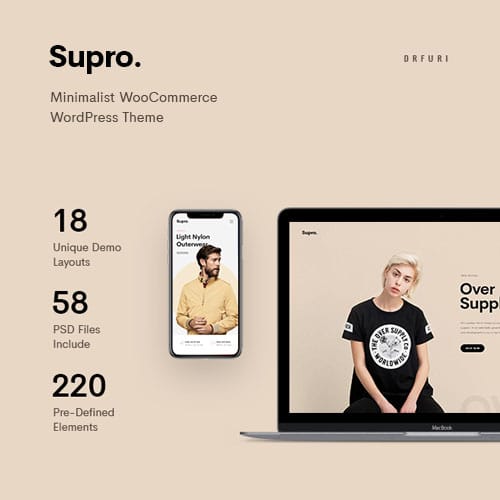 supro.jpg Supro – Minimalist AJAX WooCommerce WordPress Theme